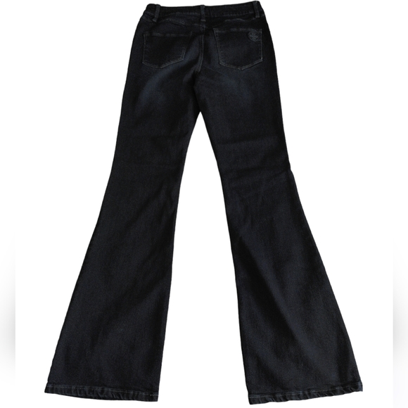 Laurie Felt Size ST(Small Tall) Silky Bootcut Dark Wash Blue Jeans - Picture 2 of 12